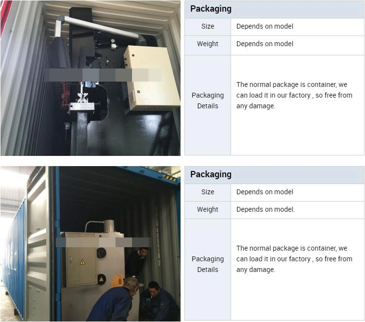 We67K 200t/3200mm CNC Electric Servo Hydraulic CNC Press Brake Bending/Bender Machine for Sheet Metal Bend